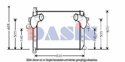 AKS DASIS 137070n -  Интеркулер